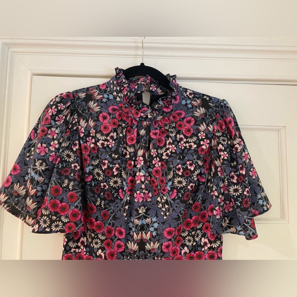 Julia Jordan floral print flutter sleeve midi dress - Picture 5 of 5